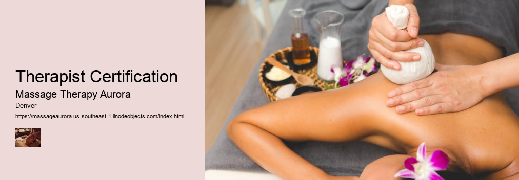 Therapist Certification
